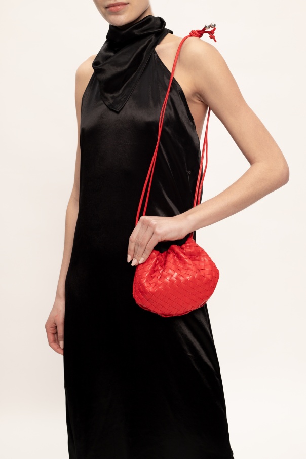 bottega veneta black bikini SchaferandweinerShops TW Red The Mini Bulb shoulder bag Bottega Veneta